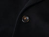 Luigi Bianchi Black Cashmere Blend Overcoat