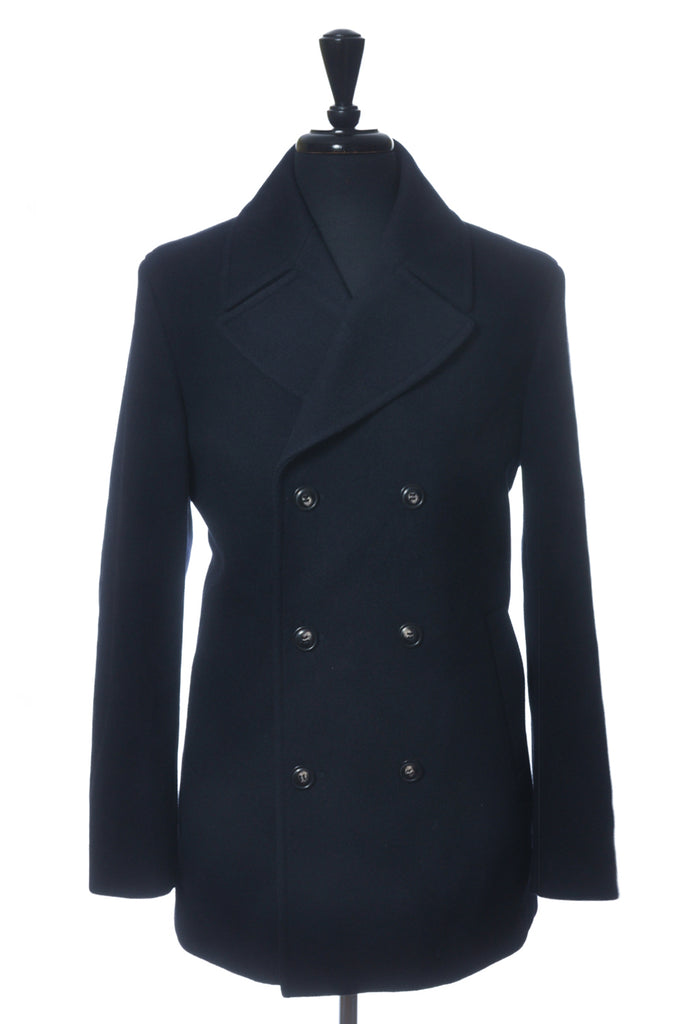 Boggi Milano Navy Blue Pea Coat