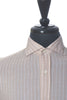 Brunello Cucinelli Brown Striped Easy Fit Shirt