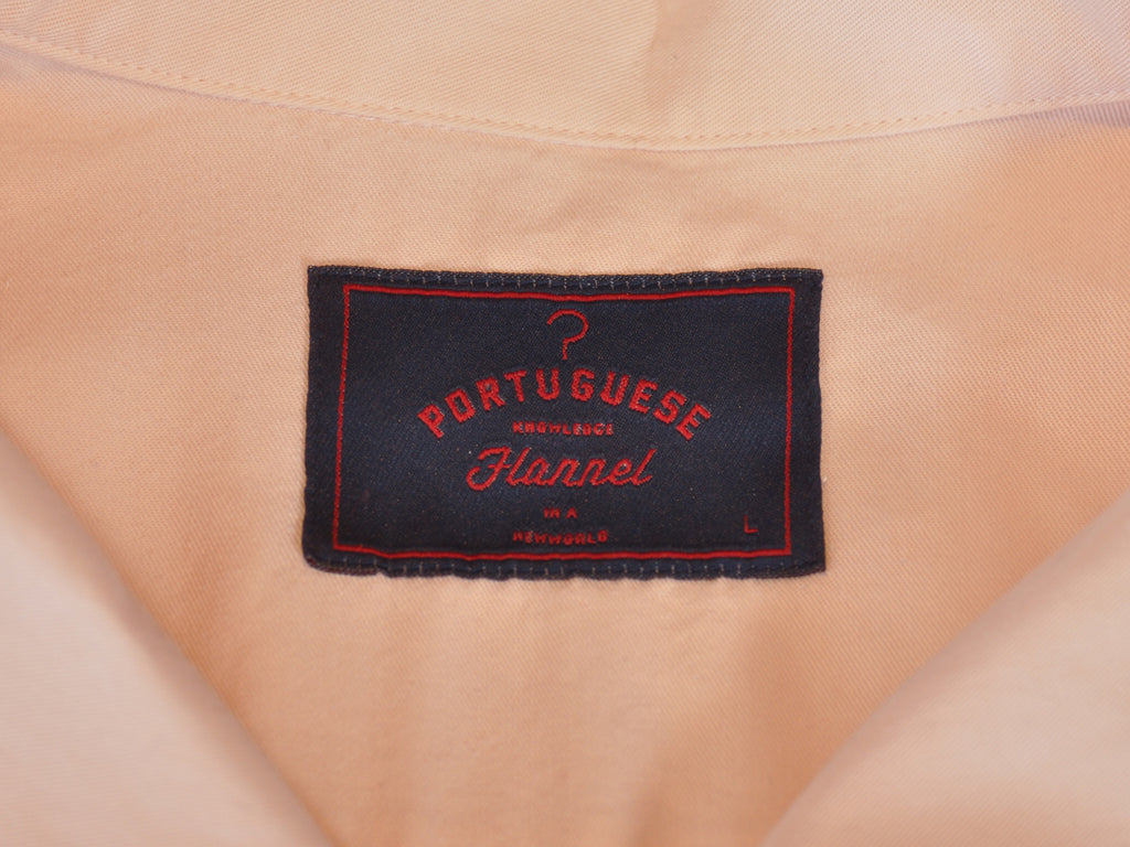 Portuguese Flannel Peach Camp Shirt