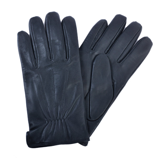 Boggi Milano Black Sheep Leather Gloves