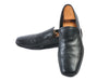 Prada Black Leather Slip-On Shoes
