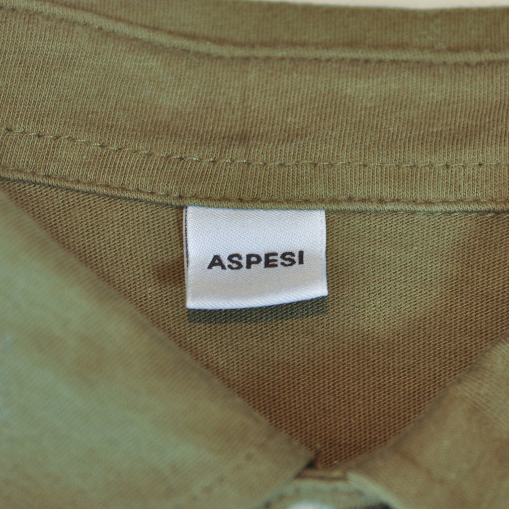 Aspesi Green Cotton Polo Shirt