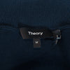 Theory Navy Blue Kampers Full Zip Sweater