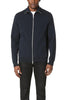 Theory Navy Blue Kampers Full Zip Sweater