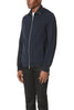 Theory Navy Blue Kampers Full Zip Sweater