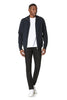Theory Navy Blue Kampers Full Zip Sweater
