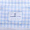 Emanuel Berg Blue Check Byron Modern Fit Shirt