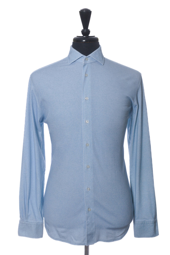 Emanuel Berg Light Blue Byron Modern Fit Shirt