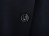 Lardini Navy Blue Loro Piana Zelander Merino Wool Overcoat