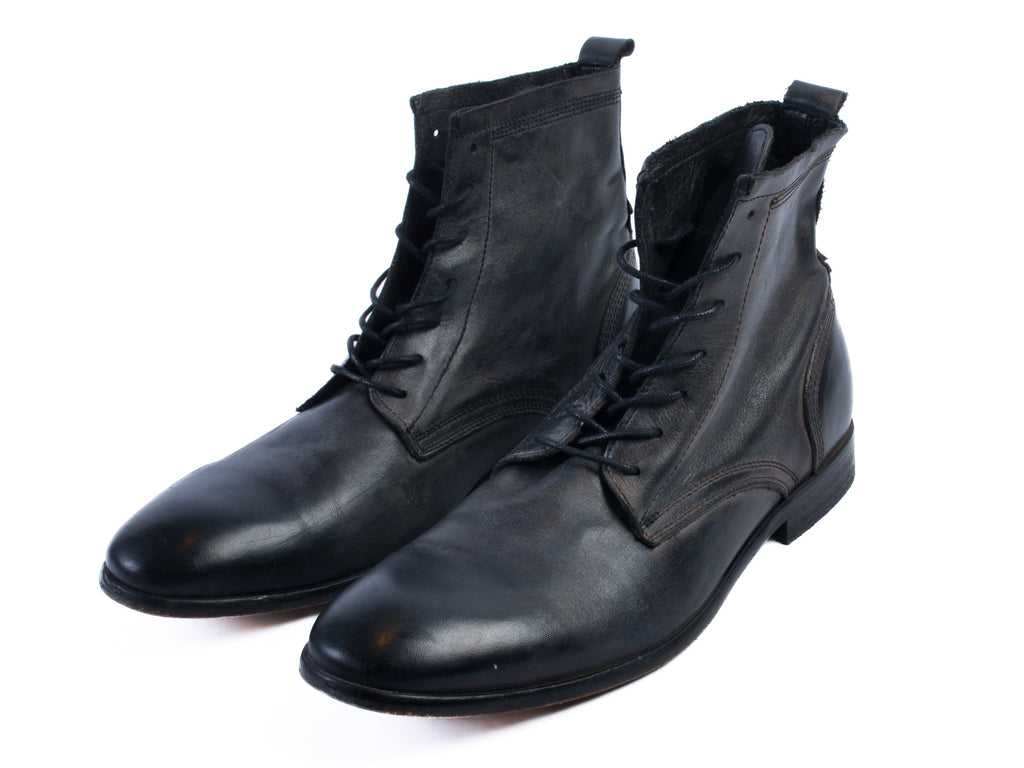 Hudson London Black Leather Boots