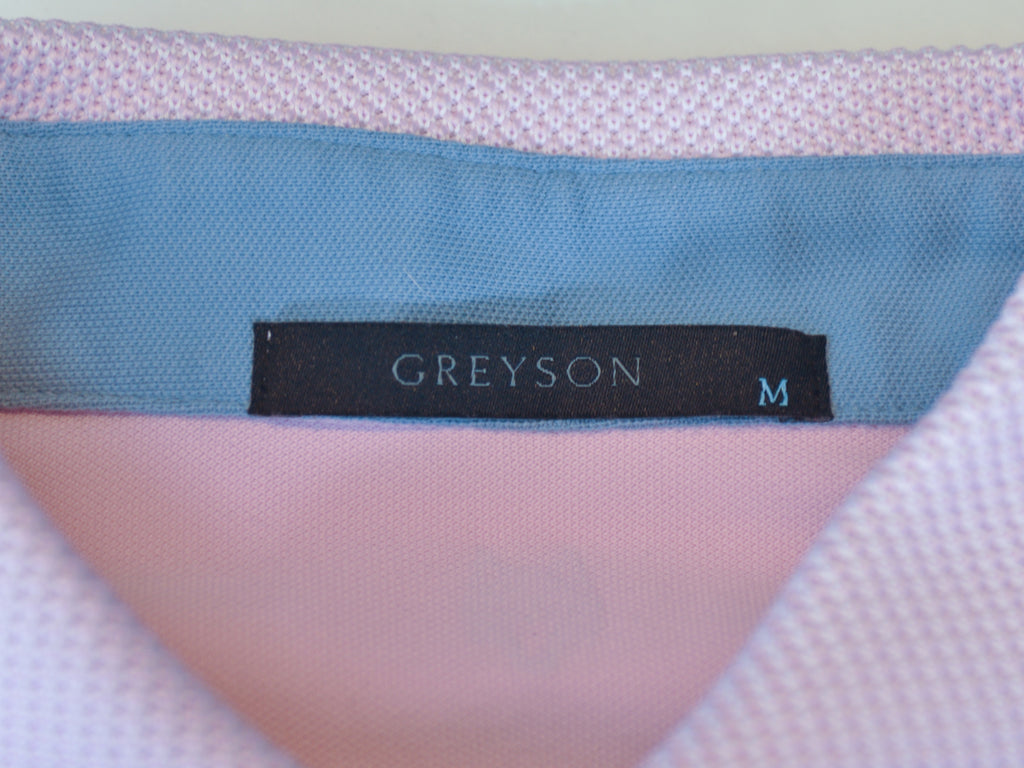 Greyson Pink Golf Polo