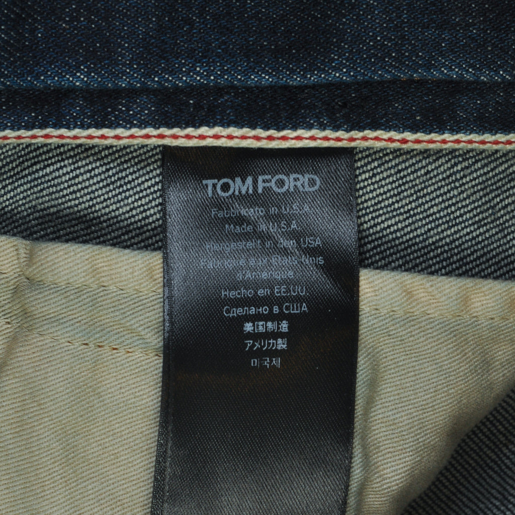 Tom Ford \Slim Fit Selvedge Jeans at Luxmrkt Mens Luxury Consignment Edmonton luxmrkt.ca luxmrkt.com