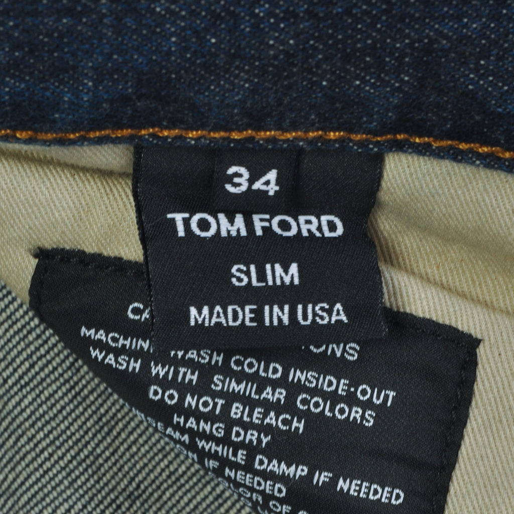 Tom Ford \Slim Fit Selvedge Jeans at Luxmrkt Mens Luxury Consignment Edmonton luxmrkt.ca luxmrkt.com