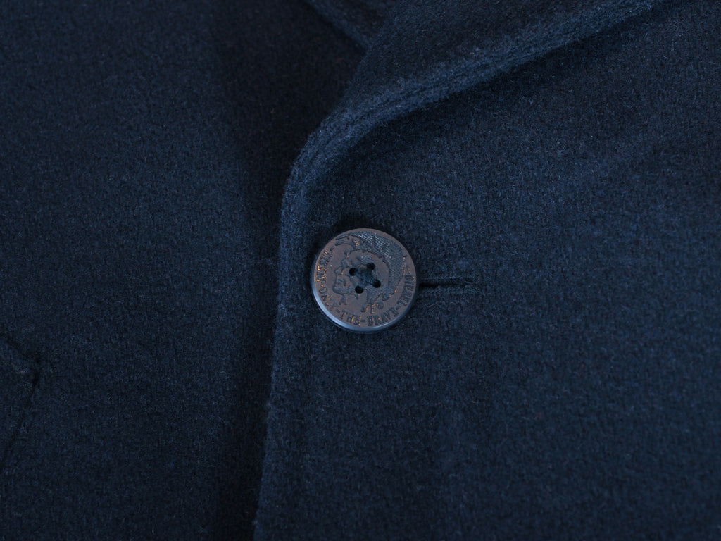 Diesel Navy Blue Pea Coat