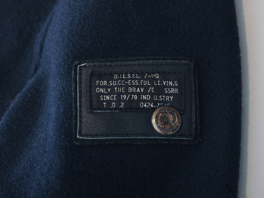 Diesel Navy Blue Pea Coat