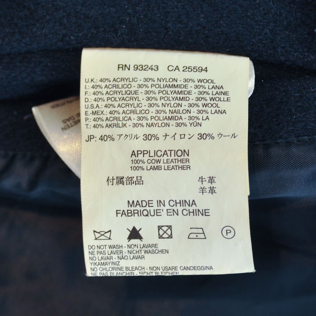 Diesel Navy Blue Pea Coat