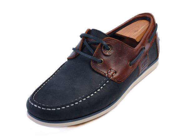 Barbour Navy Blue Boat Shoes