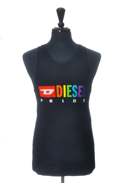 Diesel Black Pride Cutoff Tank Top Shirt