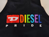 Diesel Black Pride Cutoff Tank Top Shirt