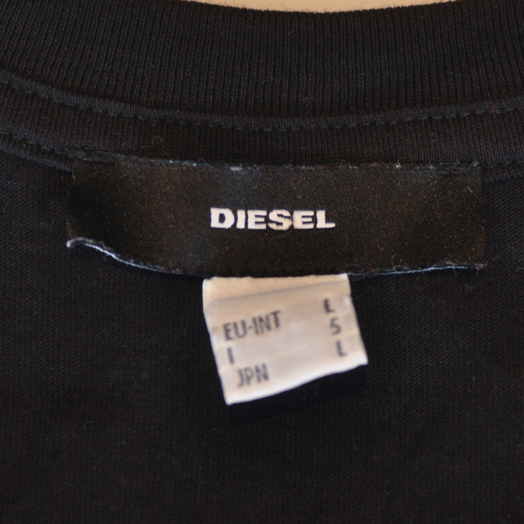Diesel Black Pride Cutoff Tank Top Shirt