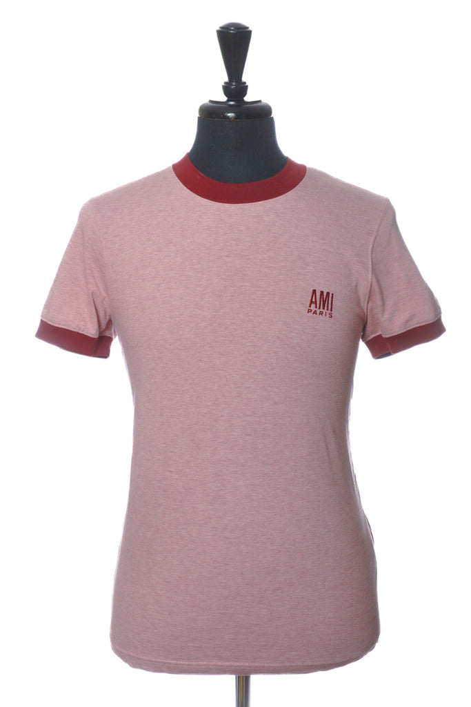 AMI Red Trimmed T-Shirt