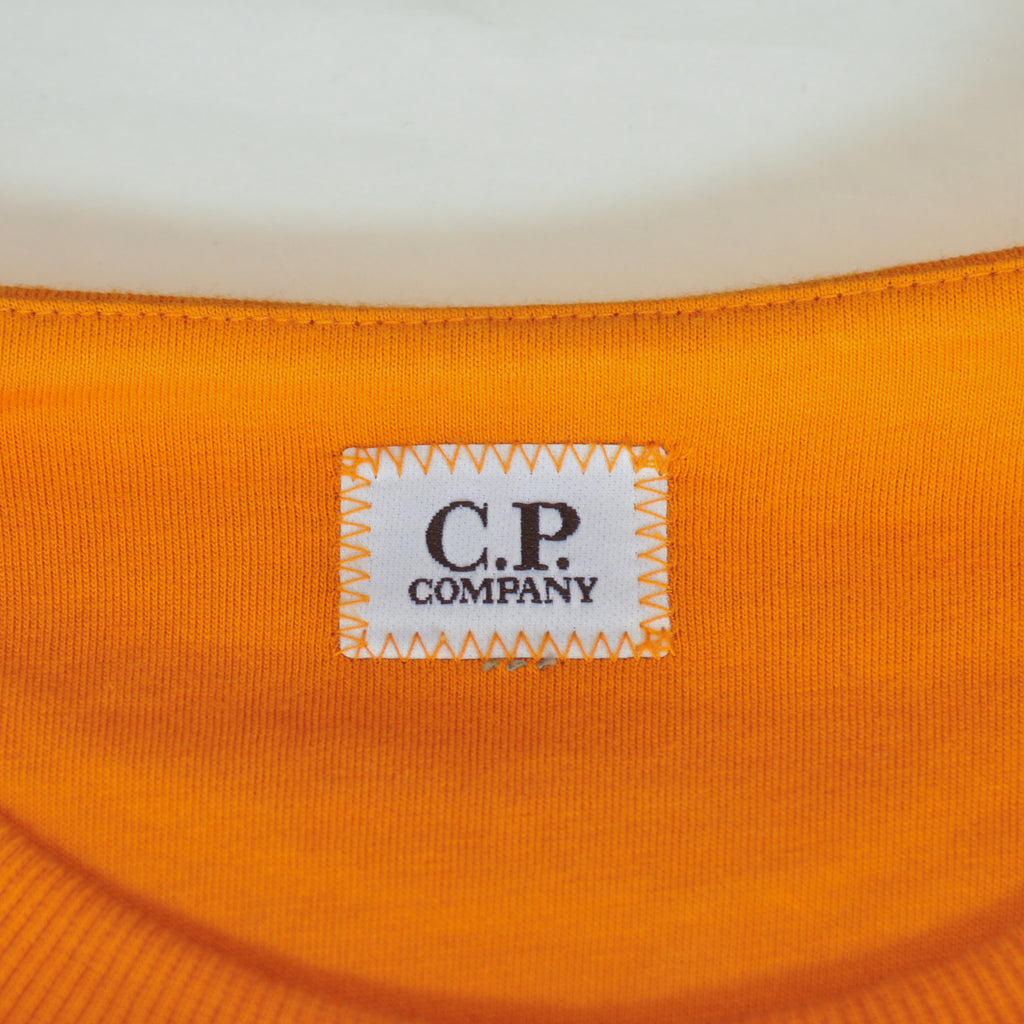 C.P. Company Orange Embroidered Sweatshirt