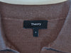 Theory Brown Waffle Knit Birke Polo