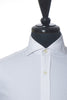 Brunello Cucinelli White Microdot Print Basic Fit Dress Shirt