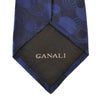 Canali Navy Blue Circle Patterned Tie
