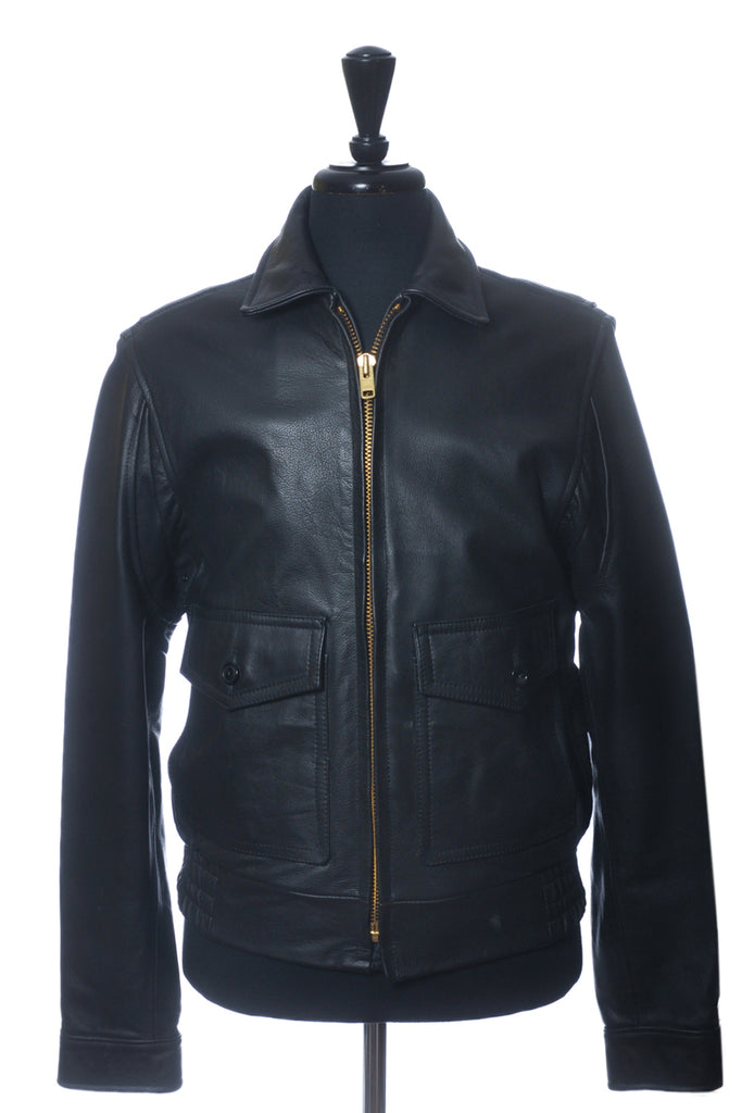 San Diego Leather Company Black Leather Jacket