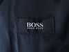 Hugo Boss Vintage Navy Blue Loro Piana Angora Cashmere Xedos Overcoat