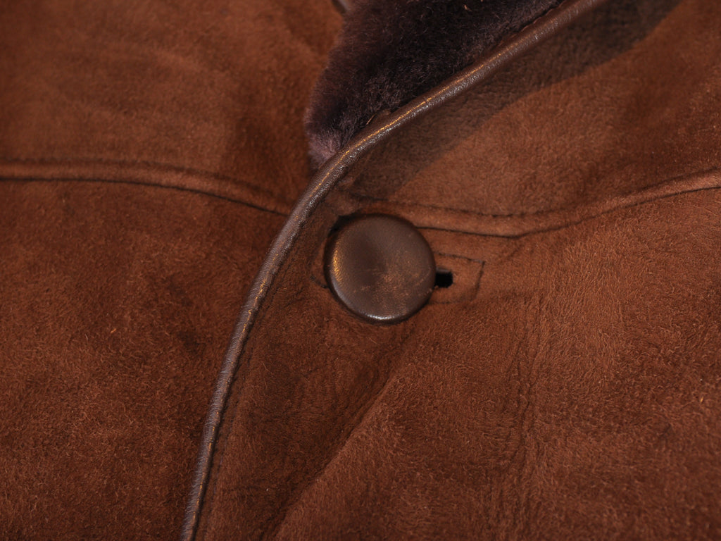 Unbranded Brown Shearling Coat