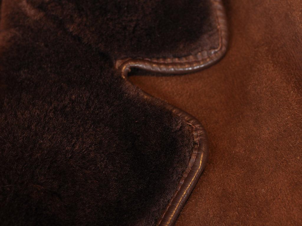 Unbranded Brown Shearling Coat