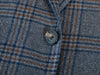 Etro Grey Check Flannel Blazer