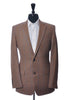 Harvie & Hudson Tan Check Lovat Tweed Blazer