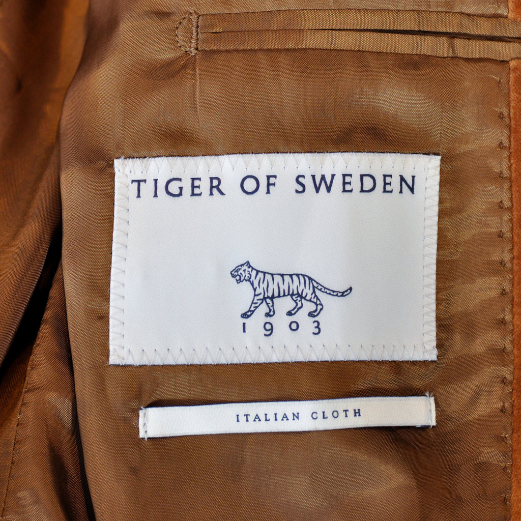 Tiger of Sweden Brown Velvet Jamonte Blazer
