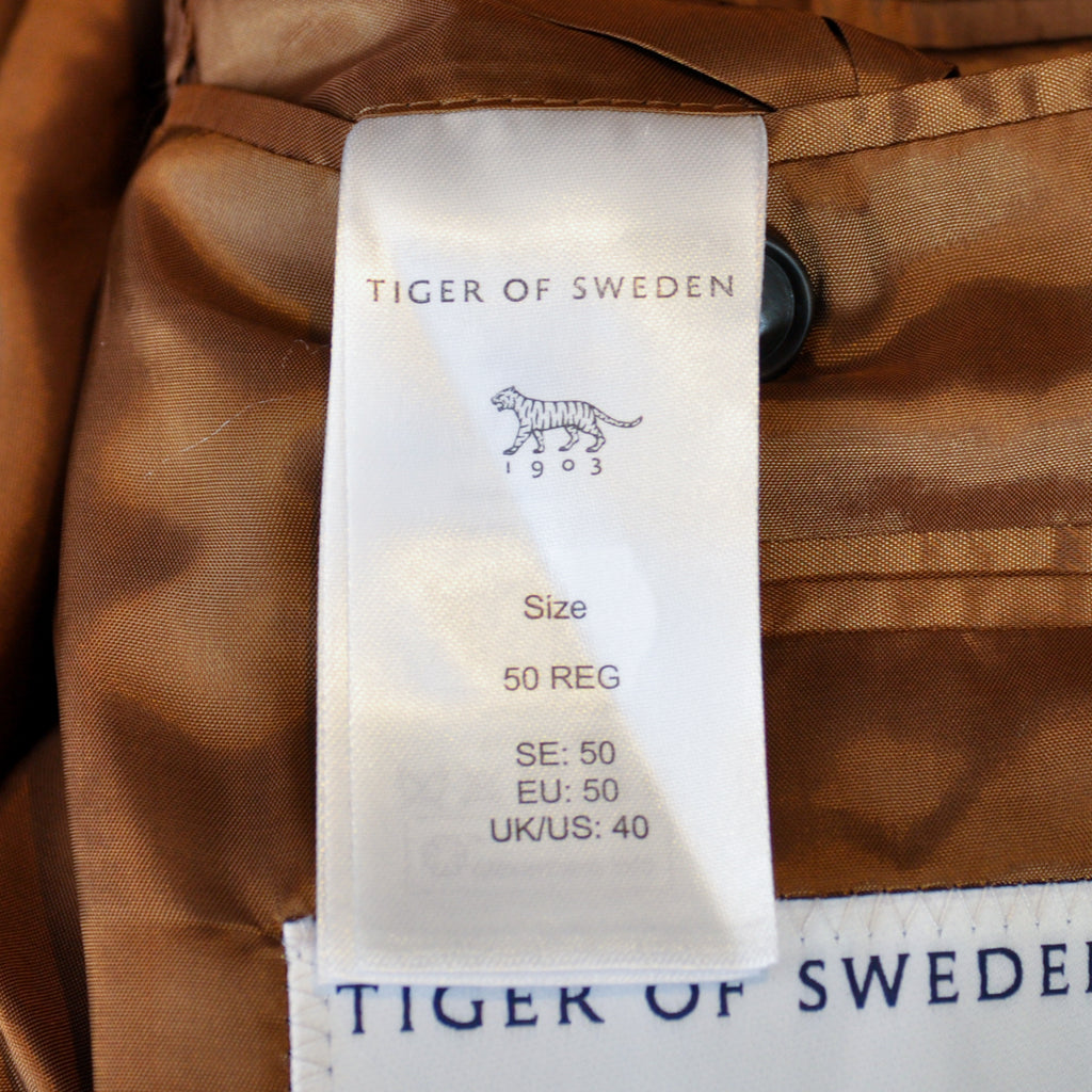 Tiger of Sweden Brown Velvet Jamonte Blazer