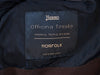 Herno Navy Blue Norfolk Worsted Wool Quilted Coat