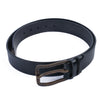 Luciano Bocelli Black Calf Skin Leather Belt