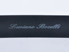 Luciano Bocelli Black Calf Skin Leather Belt