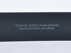 Luciano Bocelli Black Calf Skin Leather Belt