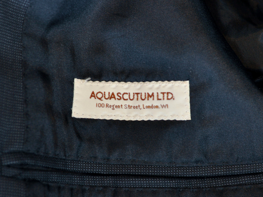 Aquacutum Charcoal Grey Cashmere Blend Suit