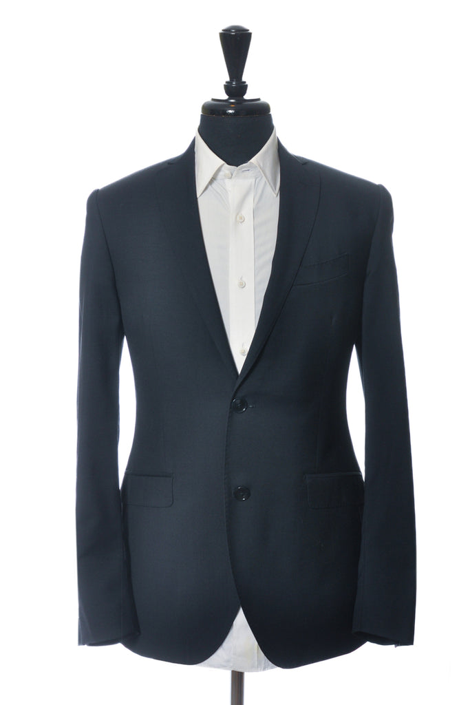 Etro Deep Navy Blue Wool Suit