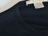 Bally Vintage Black Cashmere Crew Neck Sweater