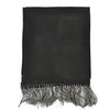 T.M. Lewin Black Polka Dot Silk Scarf