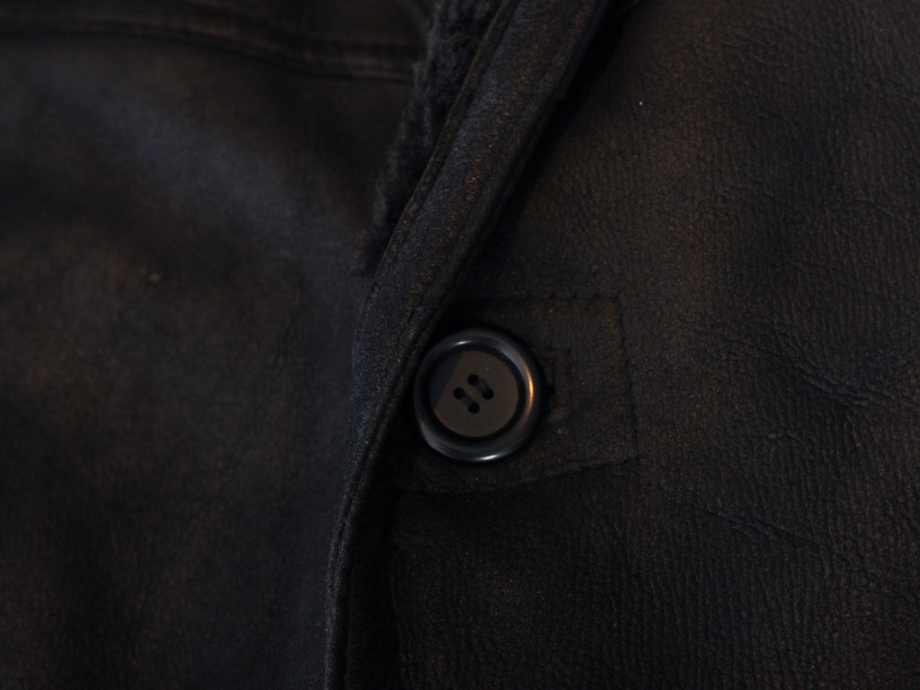 Wolff of Canada Black Shearling Coat