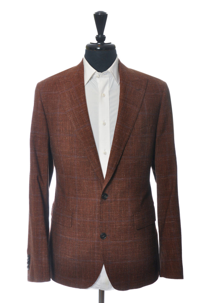 Atelier Munro Rust Brown Check Suit