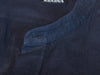 Zegna Black Linen Mandarin Collar Shirt