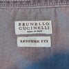 Brunello Cucinelli Grey Leisure Fit Western Shirt